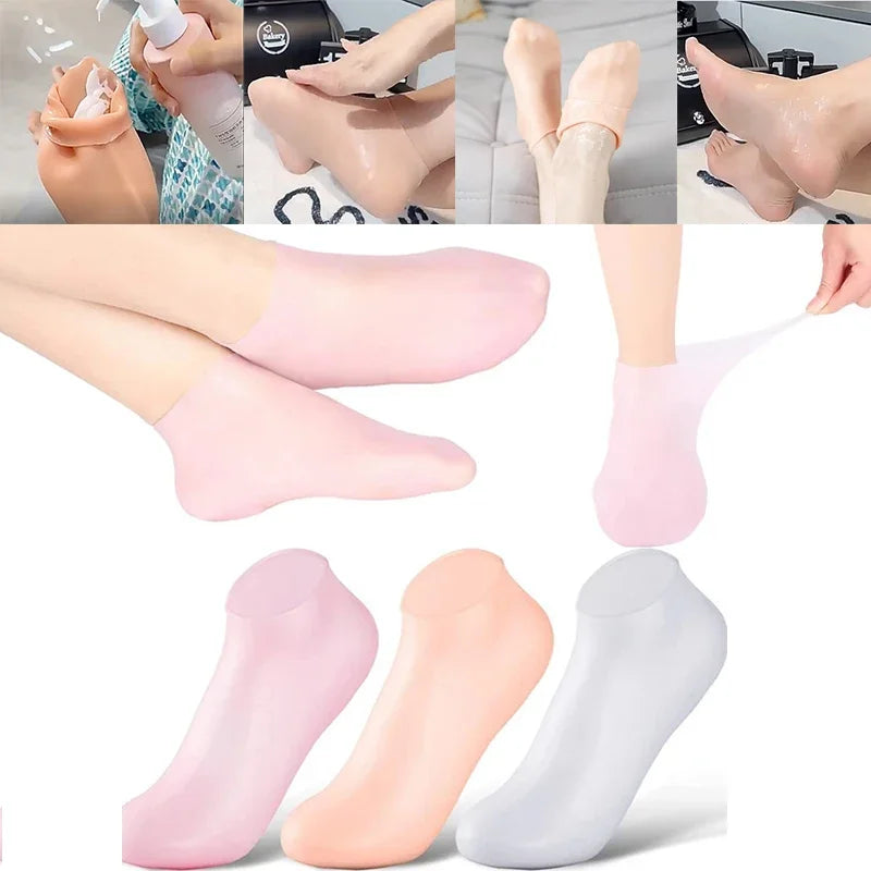 Women's Silicone Foot Moisturizing Socks