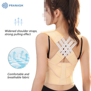 Fully Adjustable Straightener Upper Spine Support Back Brace Posture Corrector